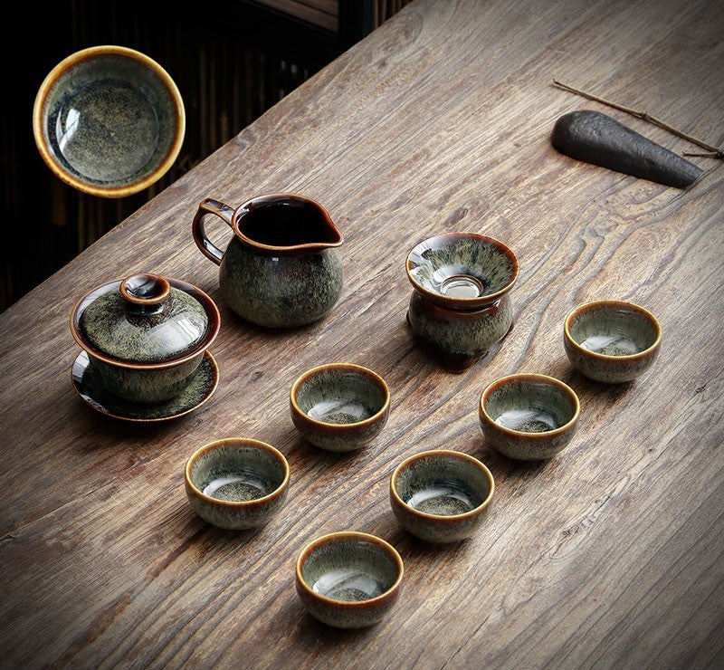 Jian Zhan Teapot Cup Set