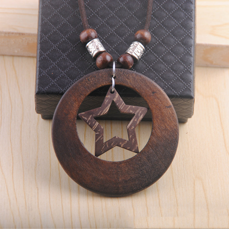 Wooden Jewelry Pendant