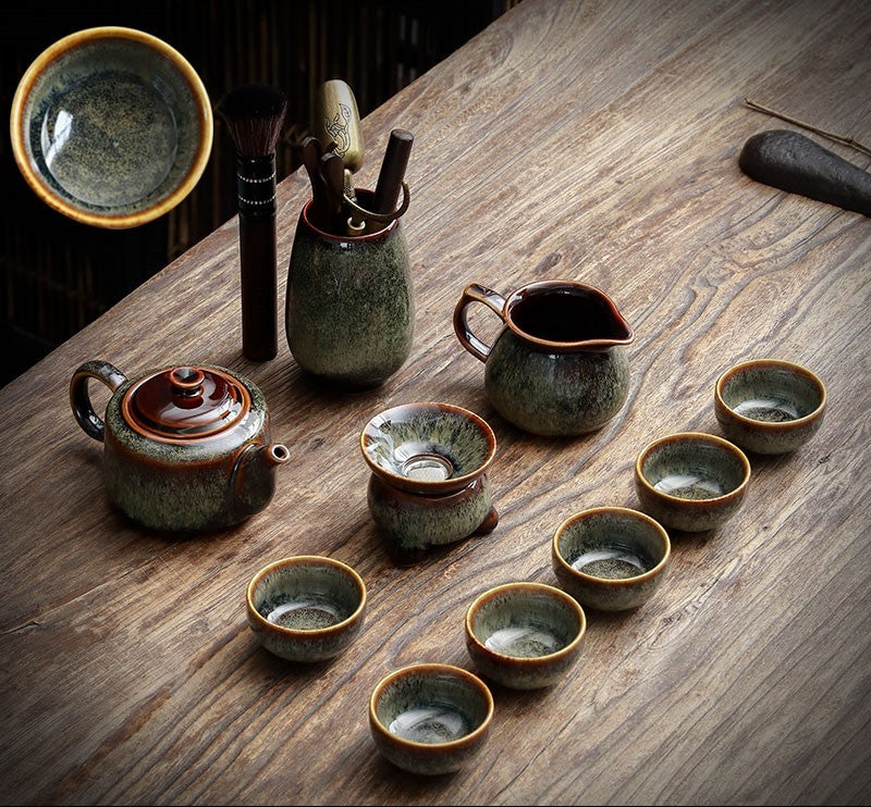 Jian Zhan Teapot Cup Set