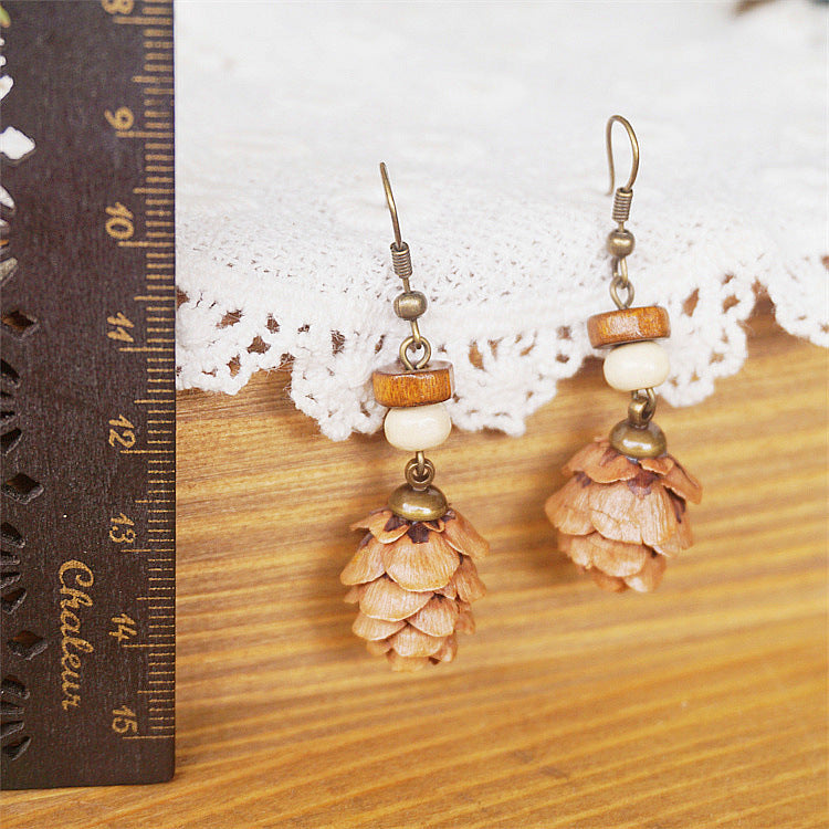 Original Retro Forest Dried Fruit Niche Earrings