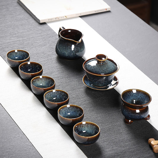 Jian Zhan Teapot Cup Set