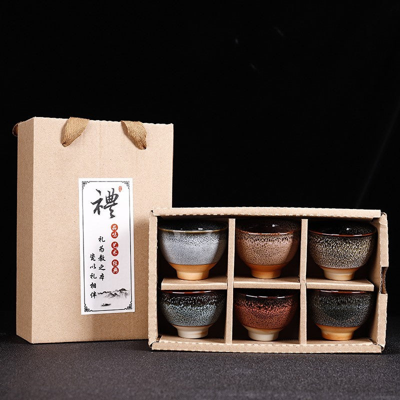 Kiln Change Ceramic Kung Fu Tea Set