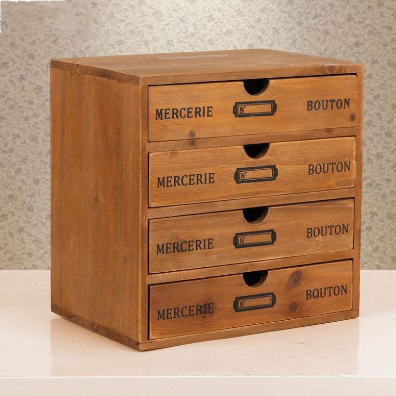 Storage Wooden Box Drawer