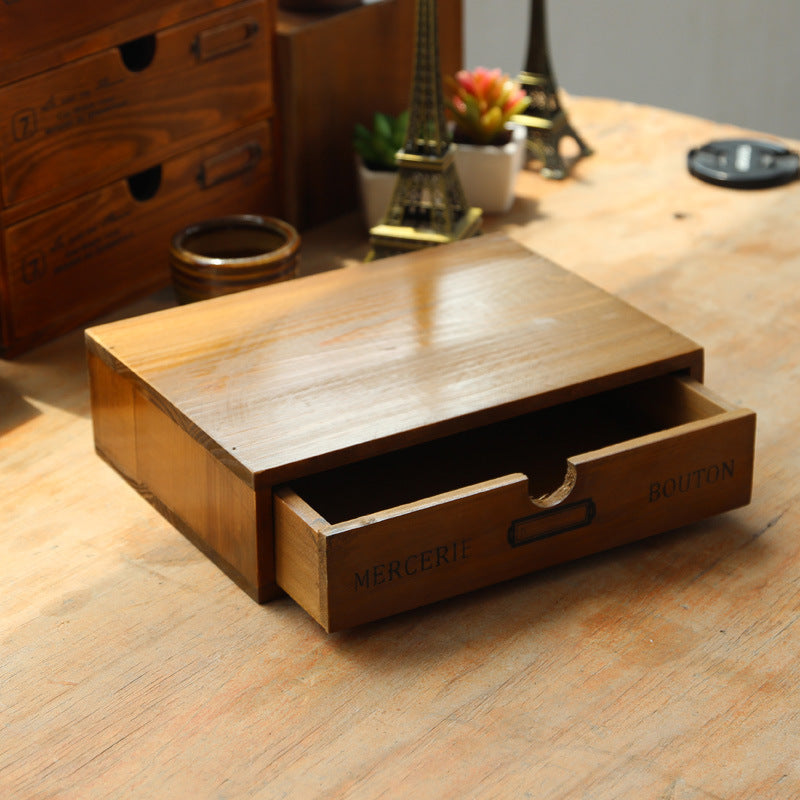 Storage Wooden Box Drawer