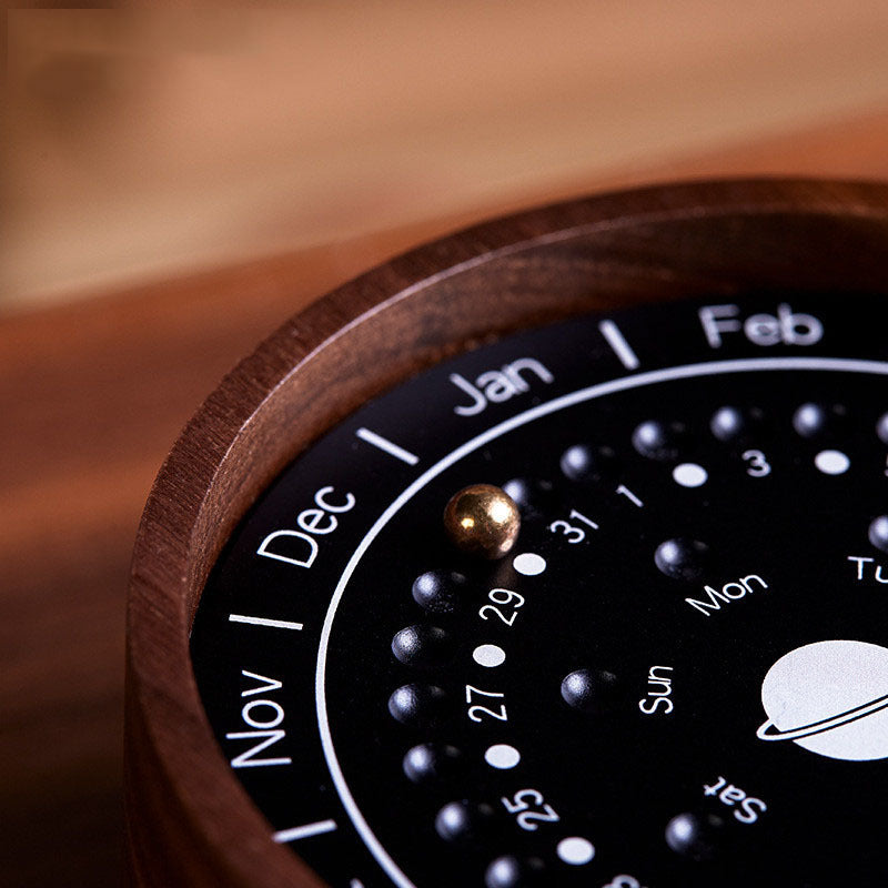Wooden Calendar Decoration
