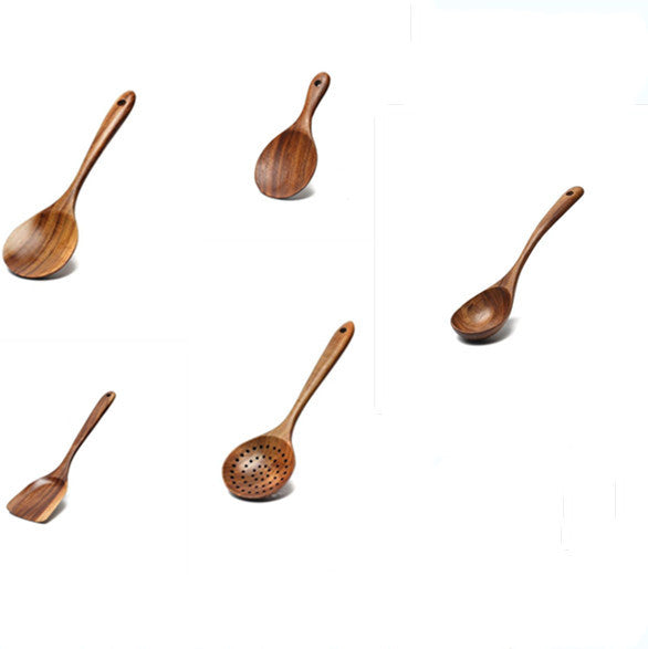 Wooden Spatula For Non-Stick Cookware - Spoon Set
