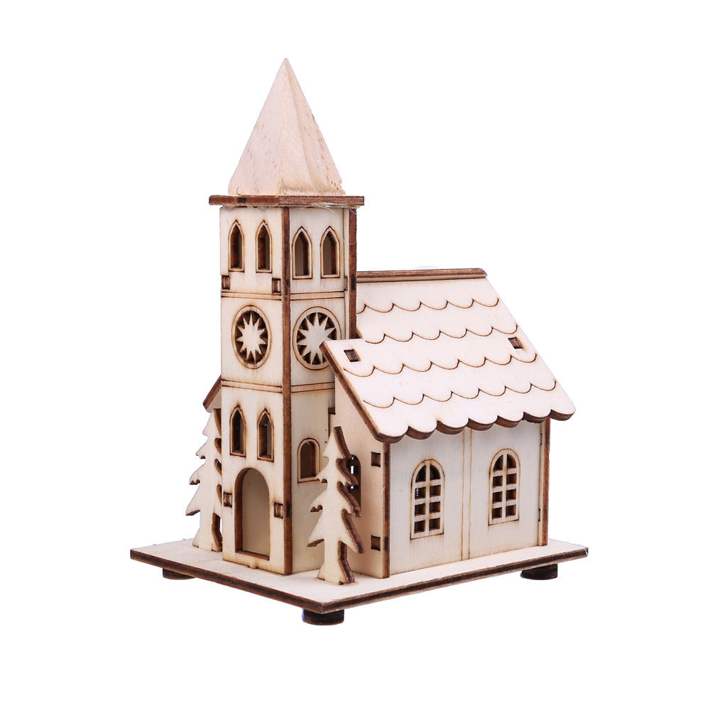 DIY Christmas wooden small house