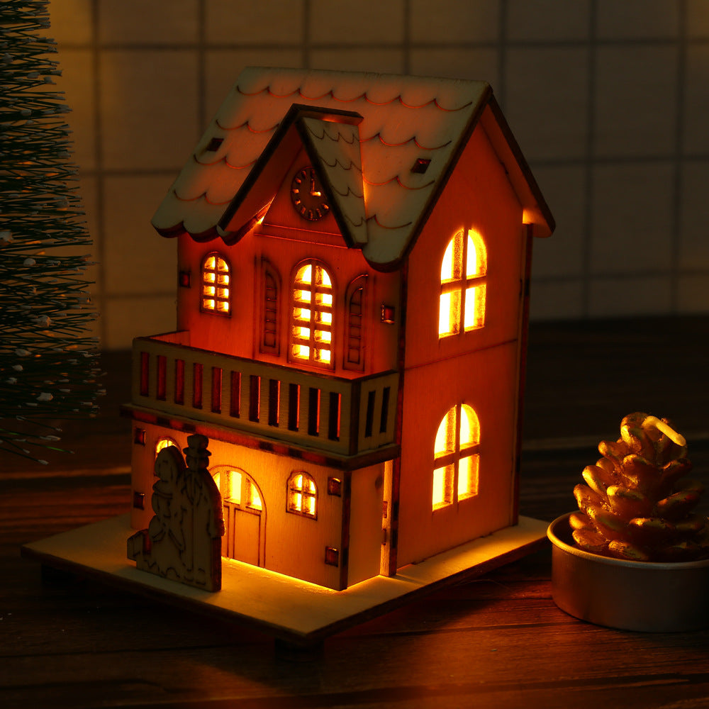 DIY Christmas wooden small house