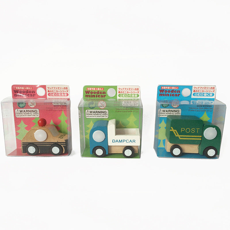 Small Wooden Vehicle Toy for Kid