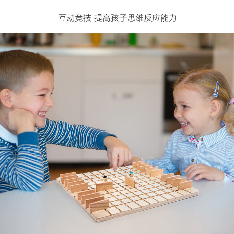 Children's Educational Step-by-step Camp Game Chess-person Battle Maze Board Game