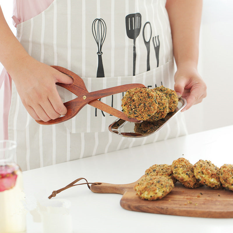 Wooden Hot Pot Wooden Tongs