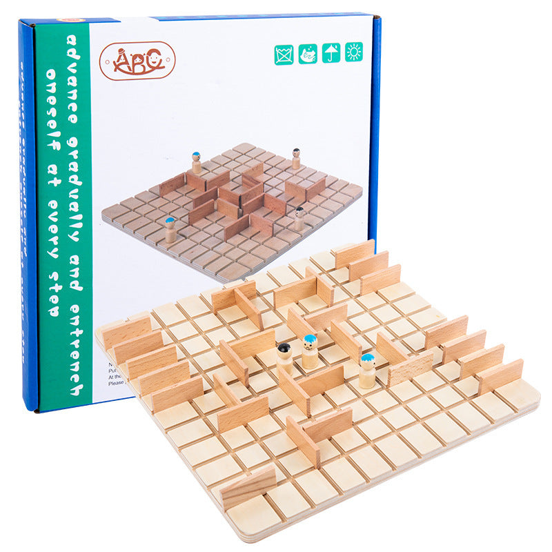 Children's Educational Step-by-step Camp Game Chess-person Battle Maze Board Game