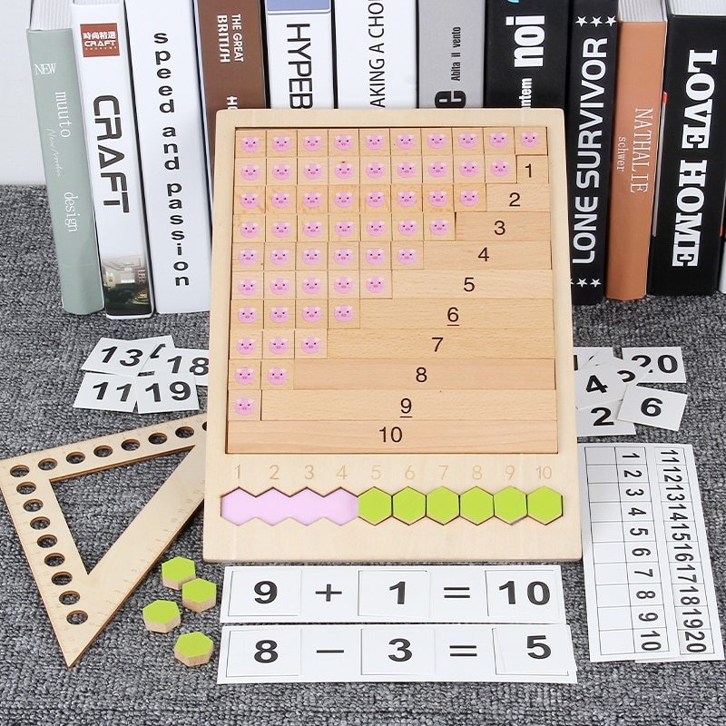 Wooden Maths children's toys
