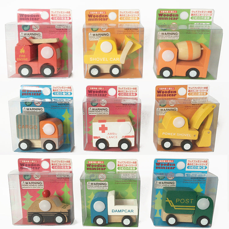 Small Wooden Vehicle Toy for Kid
