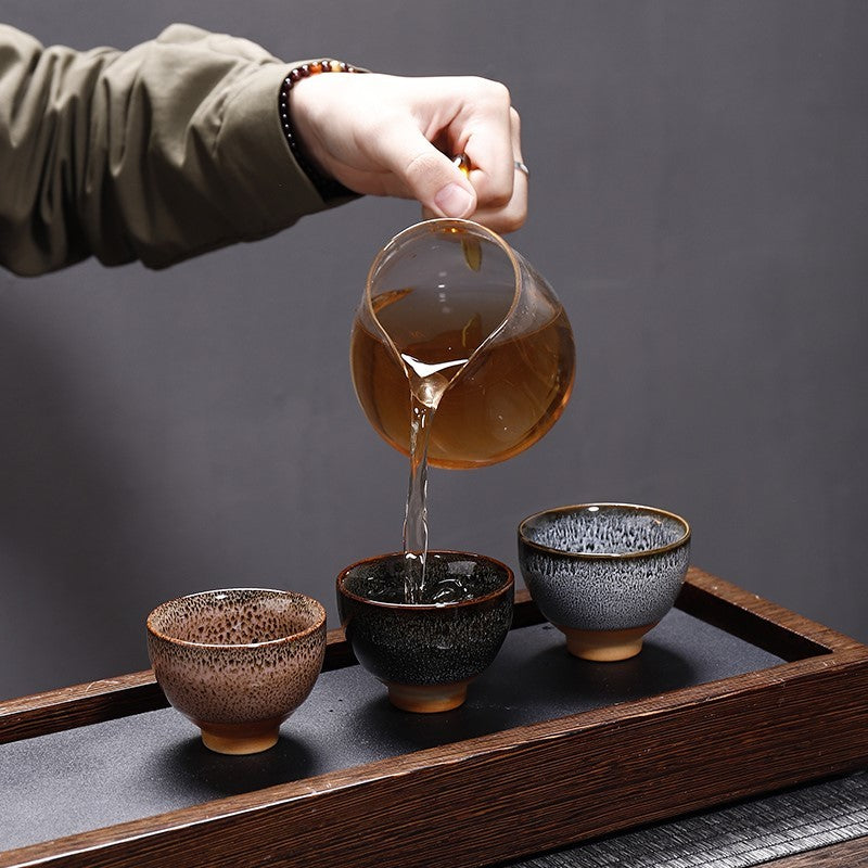 Kiln Change Ceramic Kung Fu Tea Set