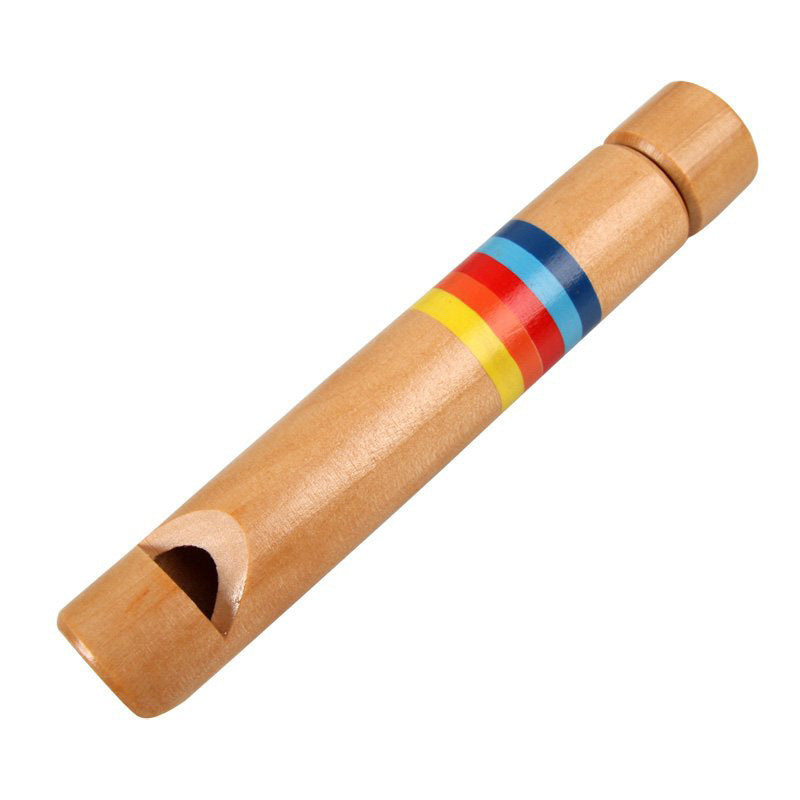 Blue Pull Instrument Wooden Pull Flute Early Childhood Education Musical Instrument – Woodlife