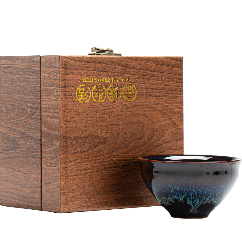 Kiln Change Ceramic Single Kung Fu Tea Bowl