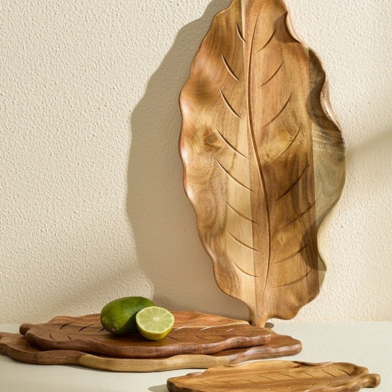 Leaf Tray Acacia Plate