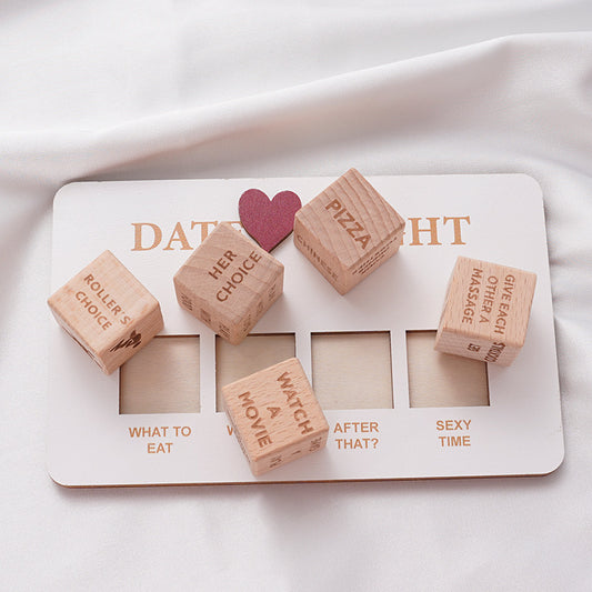 Wooden Lotus Beech Dice Game