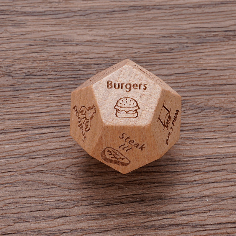 Wooden Lotus Beech Dice Game