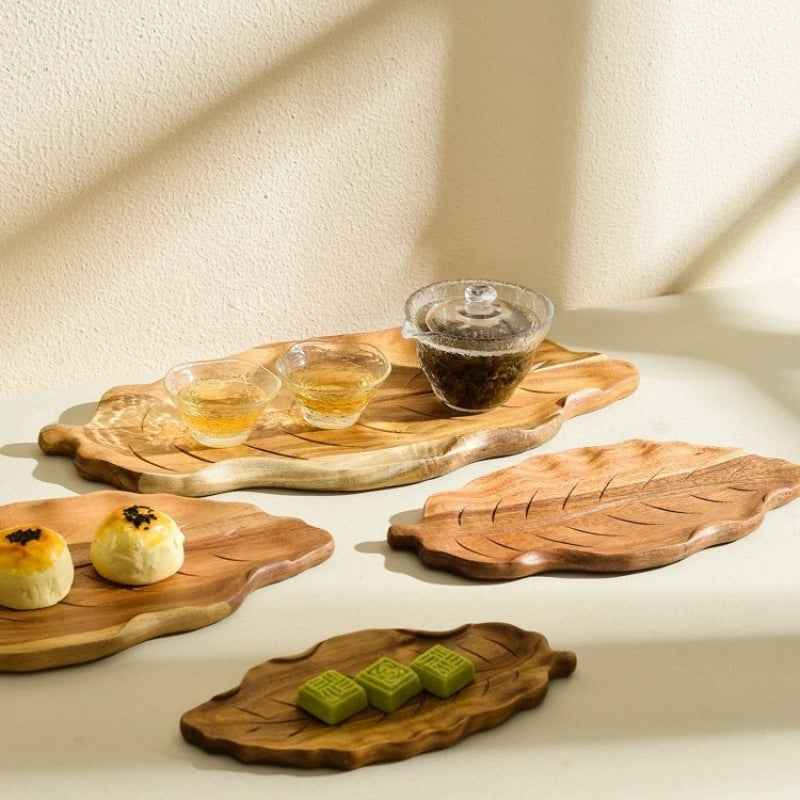 Leaf Tray Acacia Plate