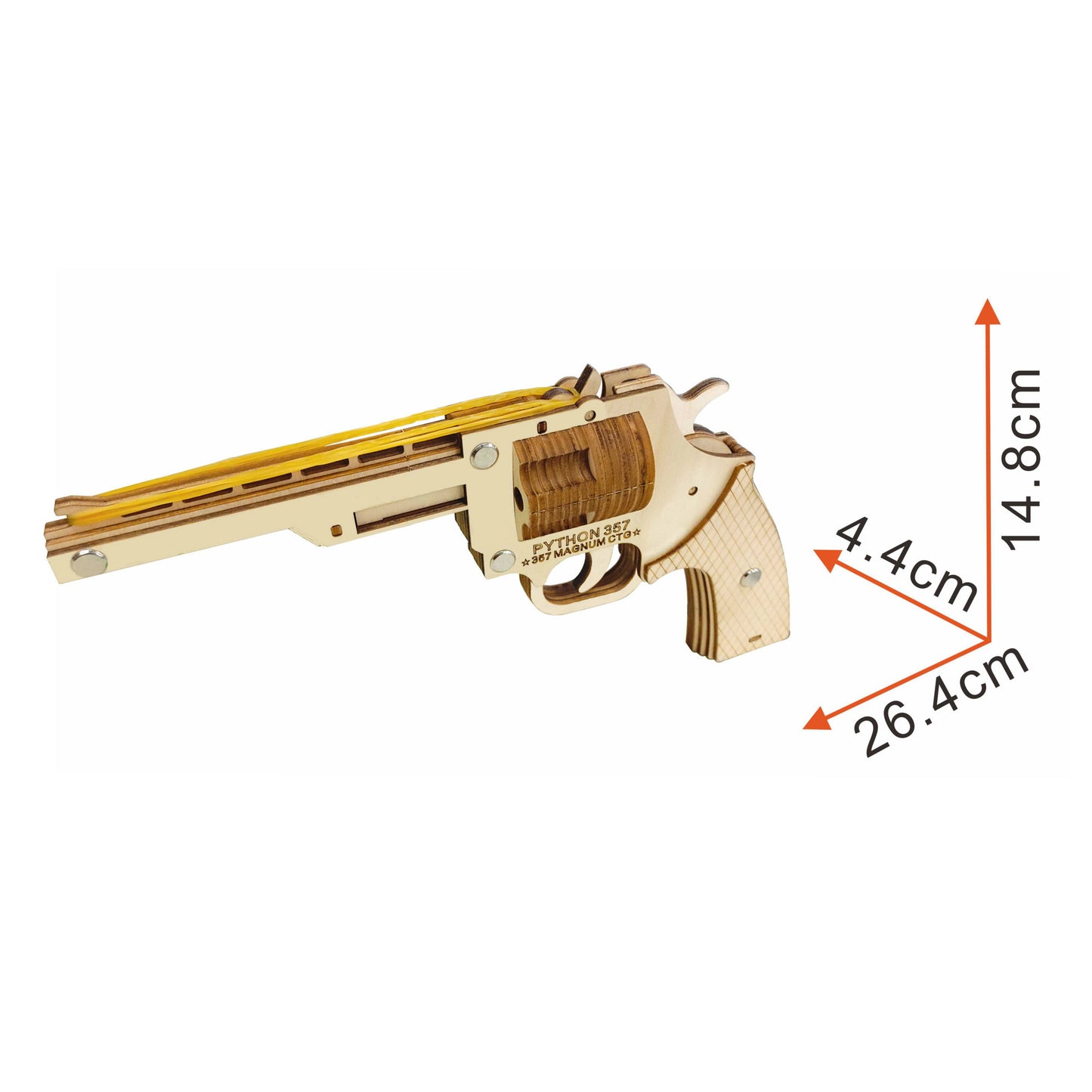 DIY Wooden revolver Puzzle