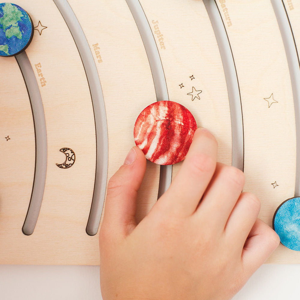 Children's Toys Wooden Puzzle Gift - Solar System