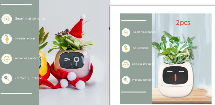 smart plant pot with emotions Smart Planter AI Chips Make Raising Plants Easy And Fun – Woodlife