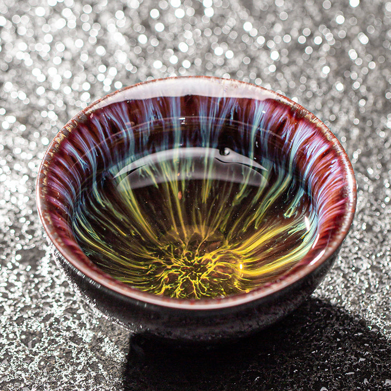 Kiln Change Ceramic Single Kung Fu Tea Bowl