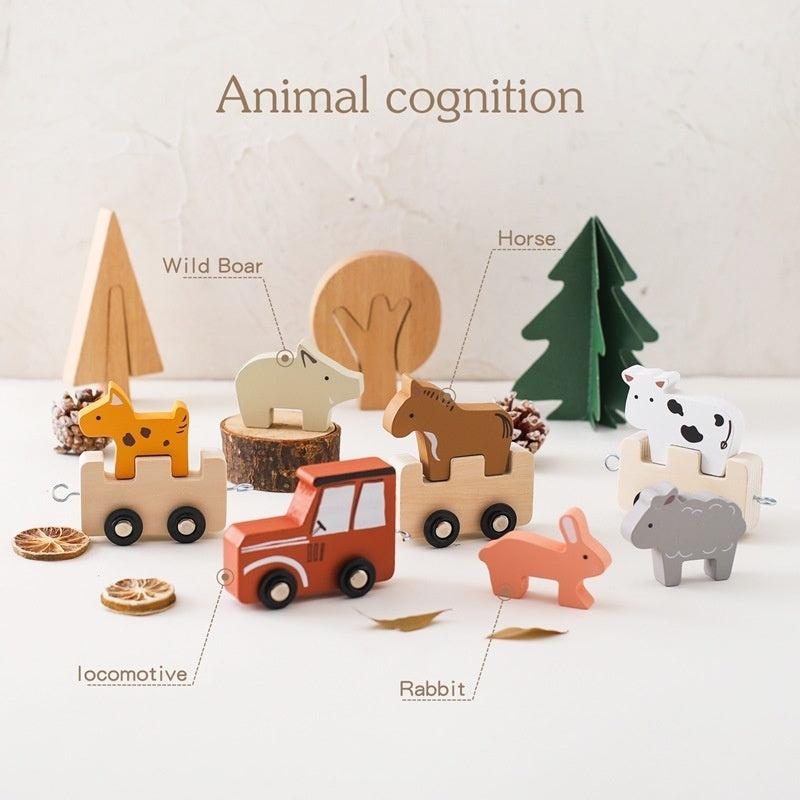 Children's Wooden Stacking Cognitive Toys